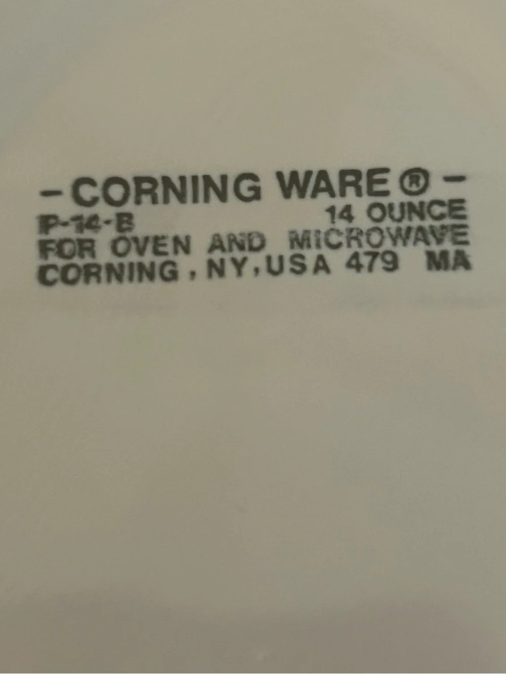 Vtg “Corning Ware Grab It” 14 oz White Casserole Oval Dish & Pyrex Glass Lid